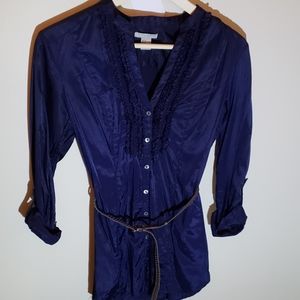 Rustic Navy H&M Blouse